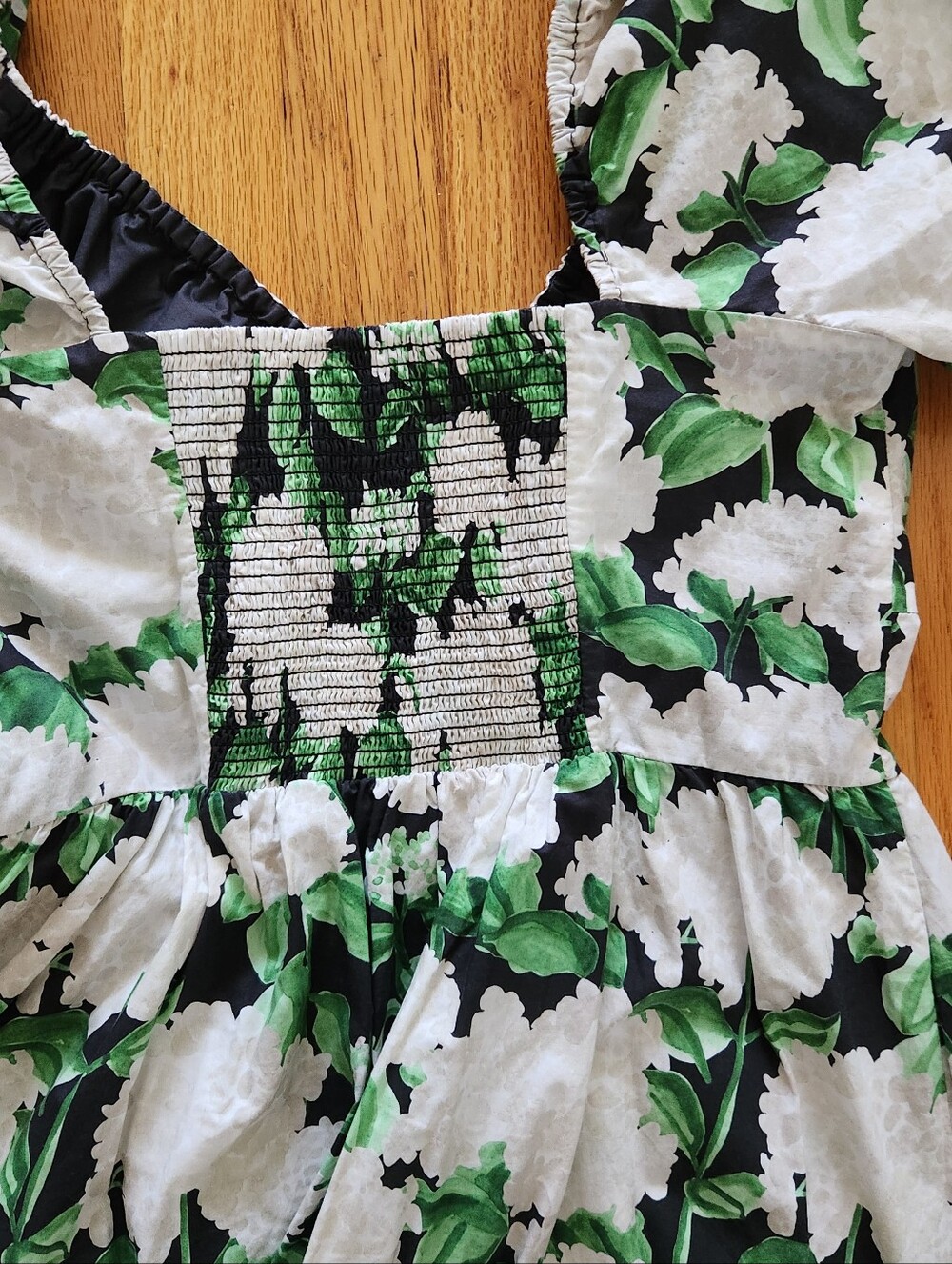 Hill House Ophelia Dress Night Bloom Hydrangea floral pattern M - Picture 8 of 9